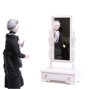 Chippendale standing mirror